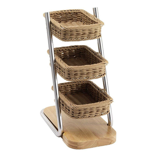 VarioRack - stainless steel,   with 3 Basket