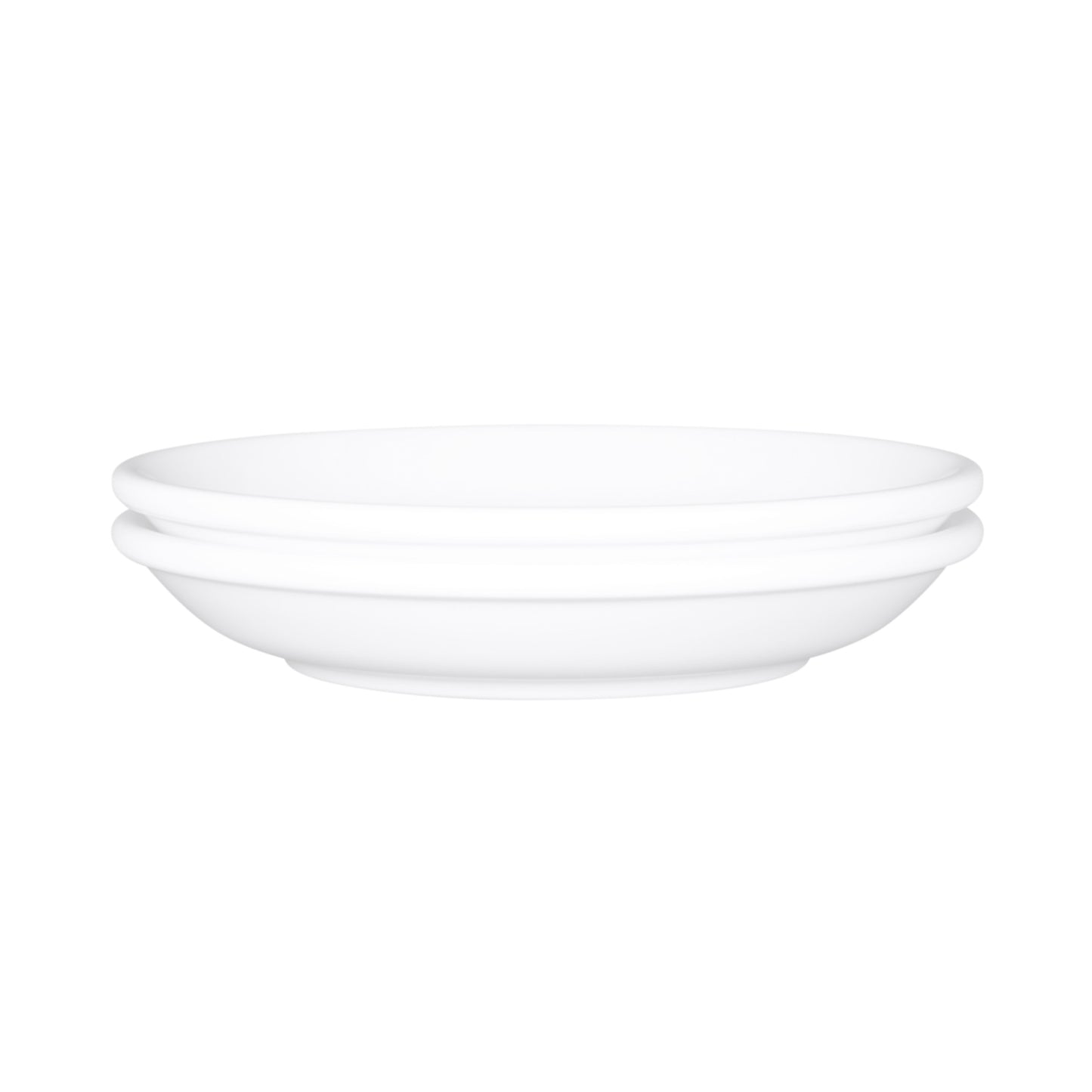 Melamine Coffee Saucer - White