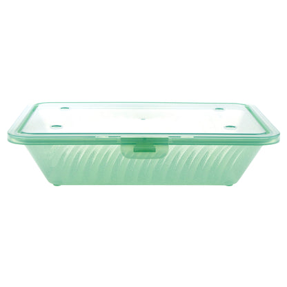 9" x 6.5" Flat Top Half Size Food Container, 2.5" deep (Set of 4 ea.)