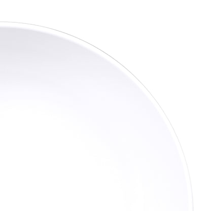 Melamine Large Round Bowl - White