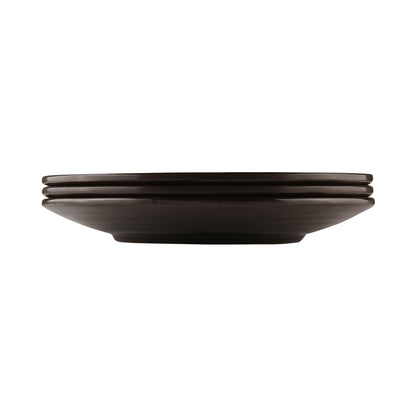 Melamine Round Pebble Plate - Aubergine