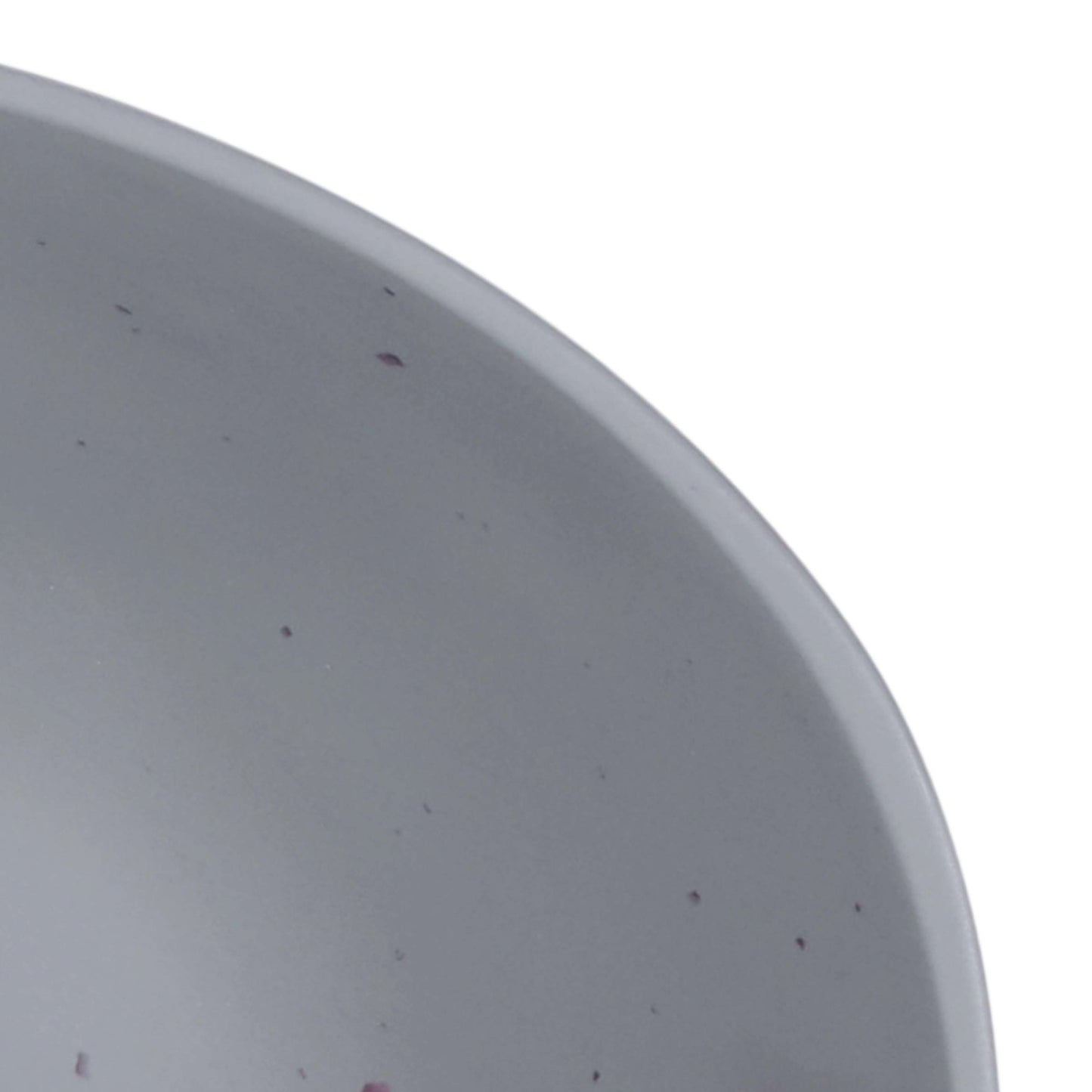 Melamine Round Bowl - Dark Gray w/ Speckle