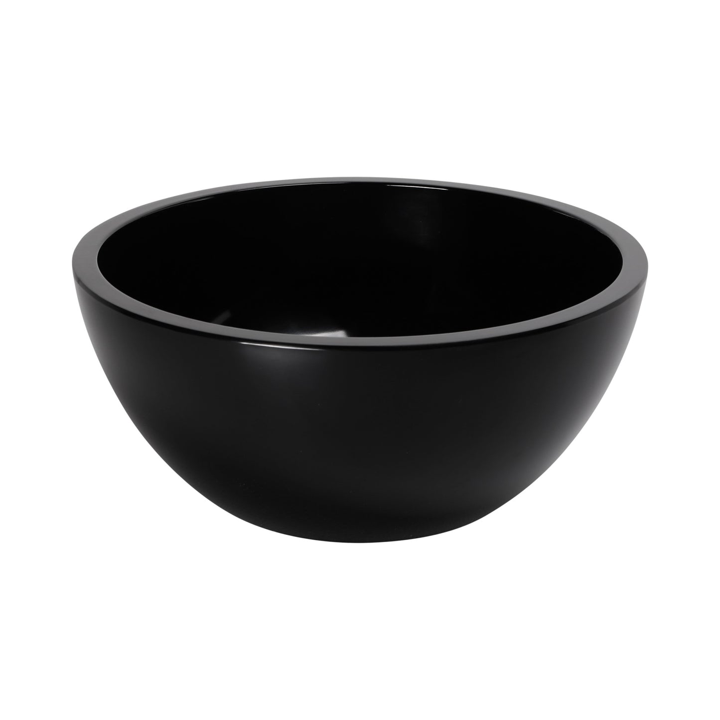 Melamine Round Bowl - Black