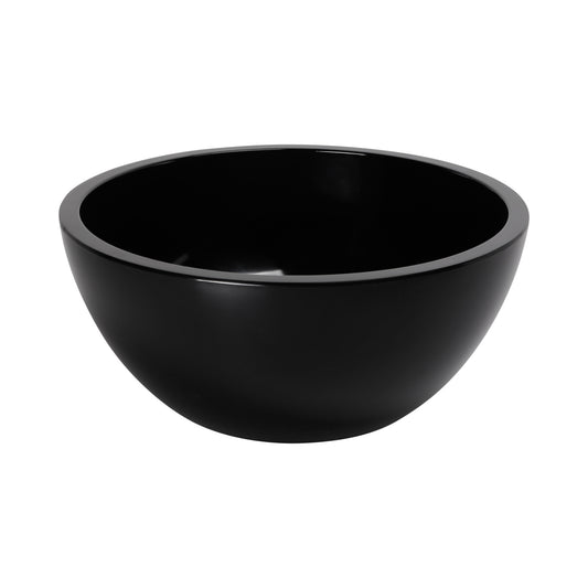 Melamine Round Bowl - Black