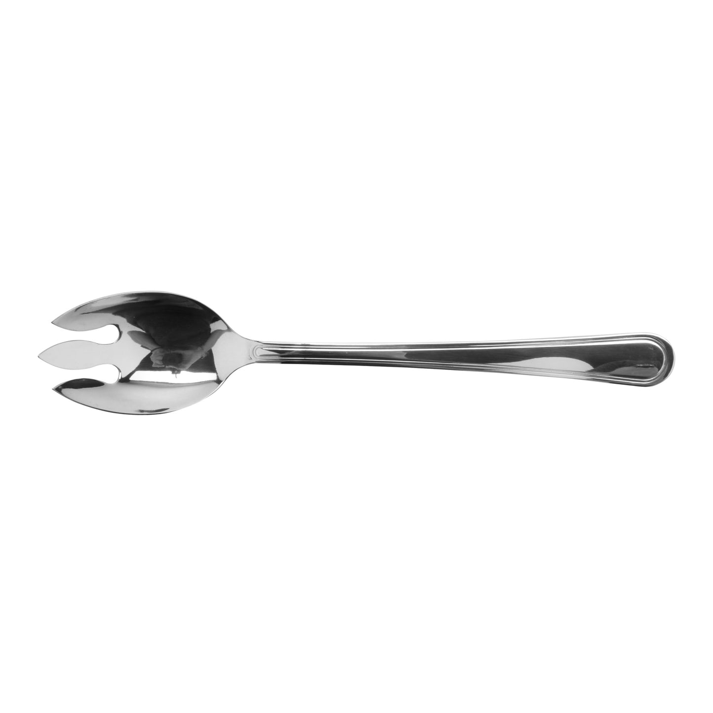 11.5" Stainless Steel Slotted Spork w/ Mirror Finish