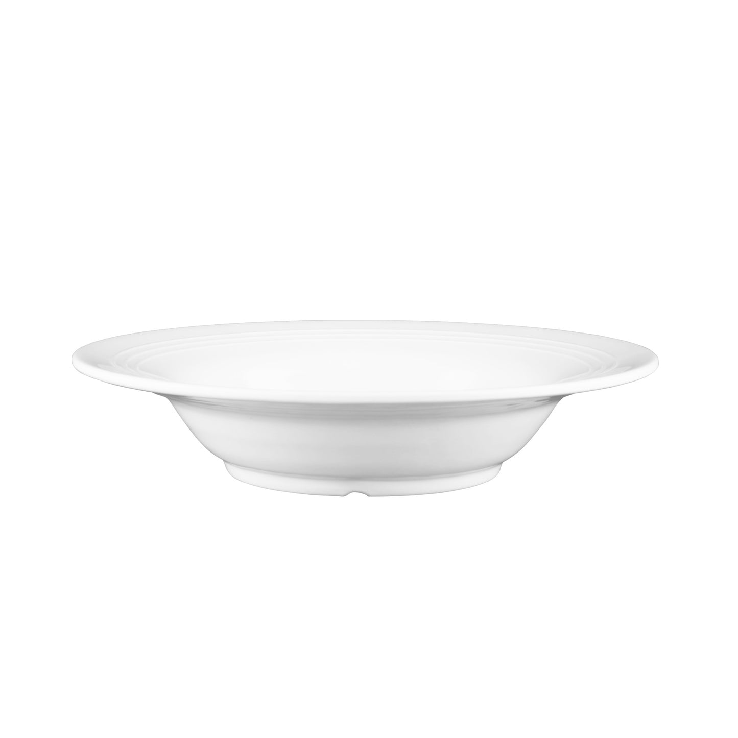 Melamine Round Bowl - White Gloss