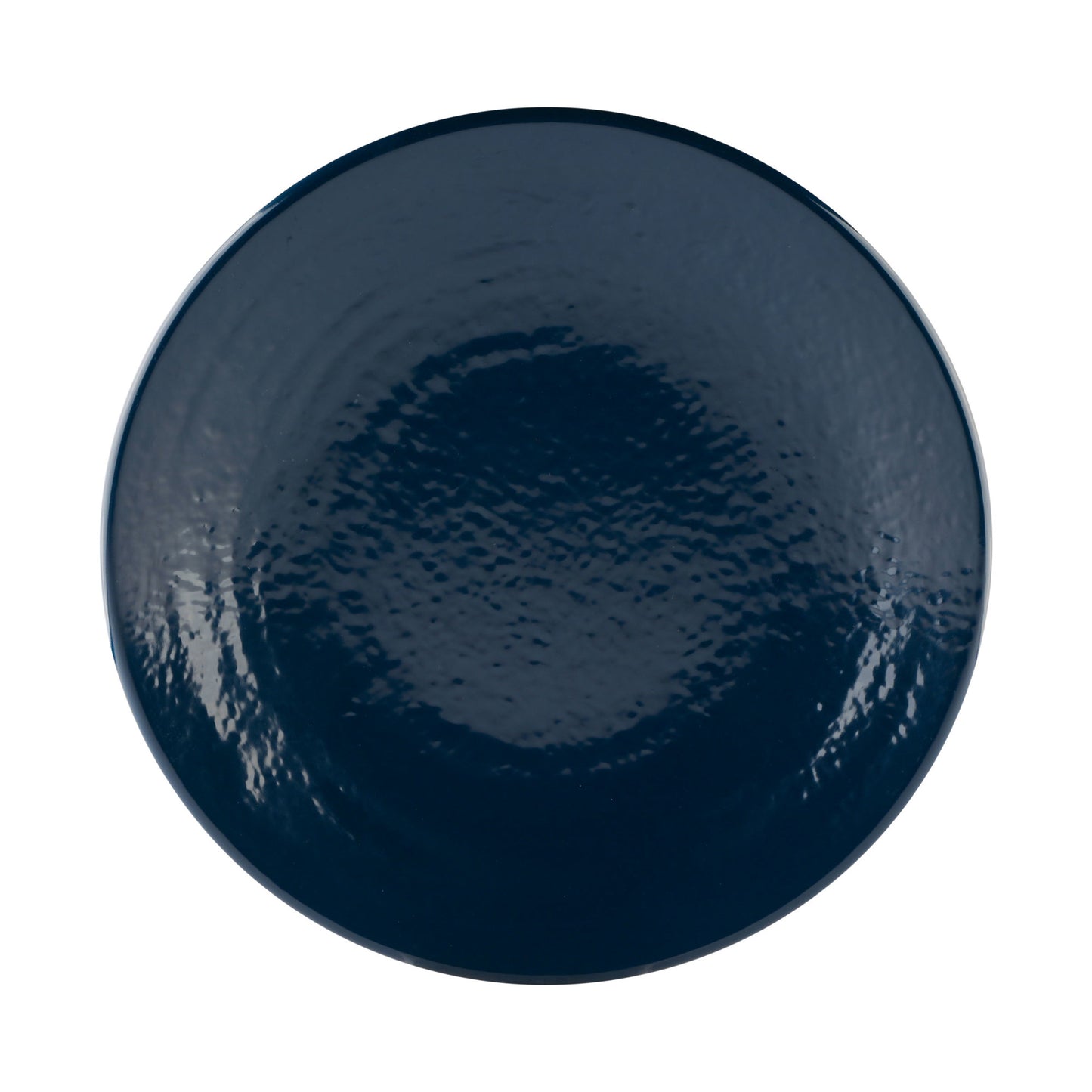 Melamine Round Pebble Plate - Lapis