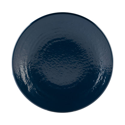 Melamine Round Pebble Plate - Lapis
