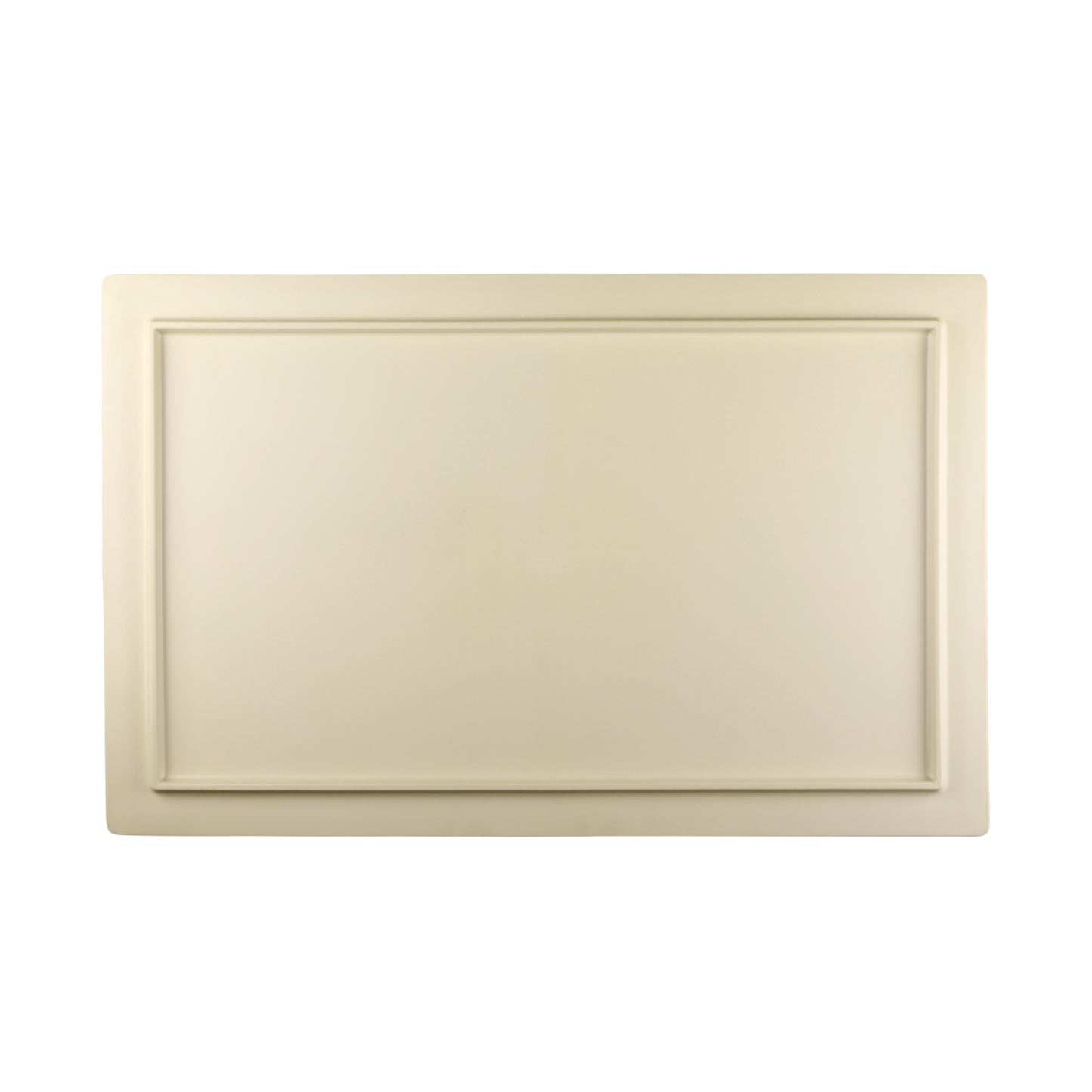 Melamine Rectangular Faux Wood - Bamboo