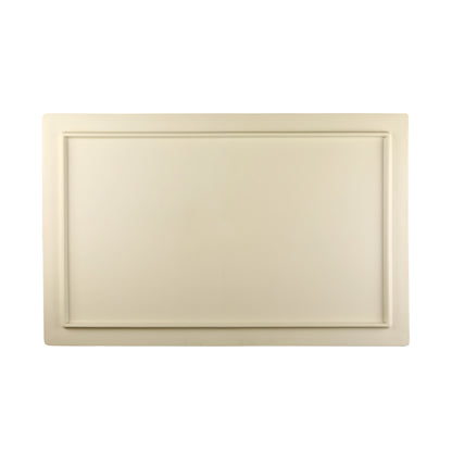 Melamine Rectangular Faux Wood - Bamboo