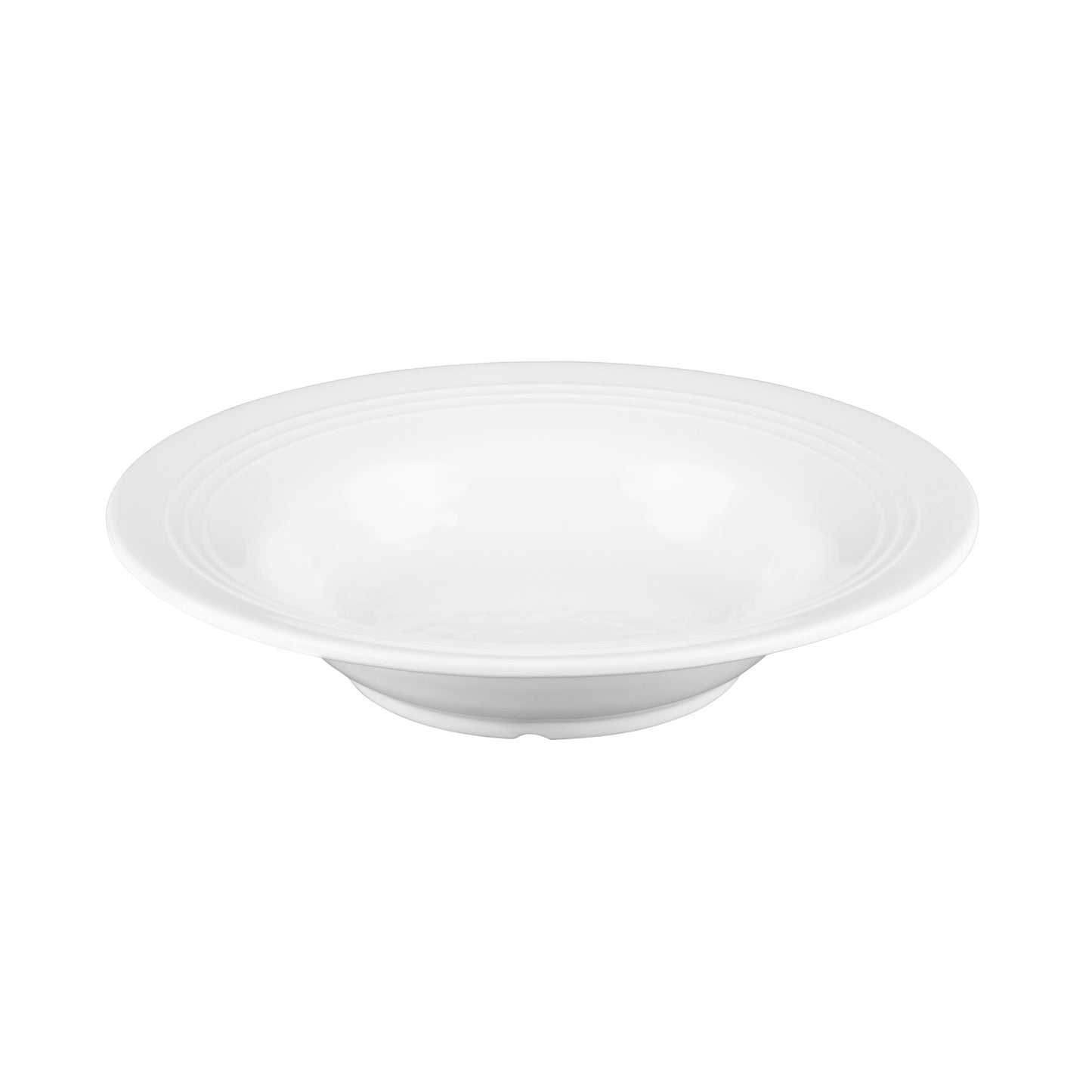 Melamine Round Bowl - White Gloss