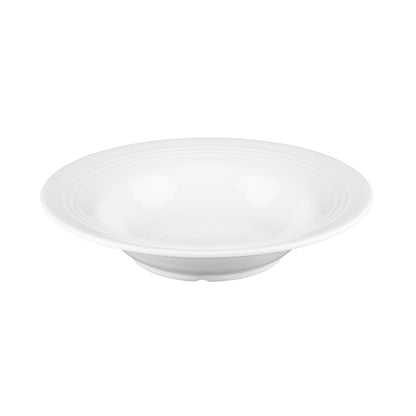 Melamine Round Bowl - White Gloss