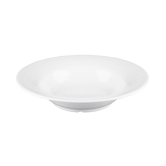 Melamine Round Bowl - White Gloss