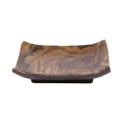 Melamine Square Plate - Sequoia