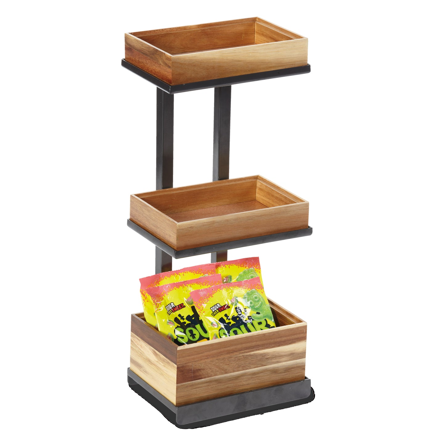 9.25" x 6.25" Rectangular 3-Tier Merchandiser Stand