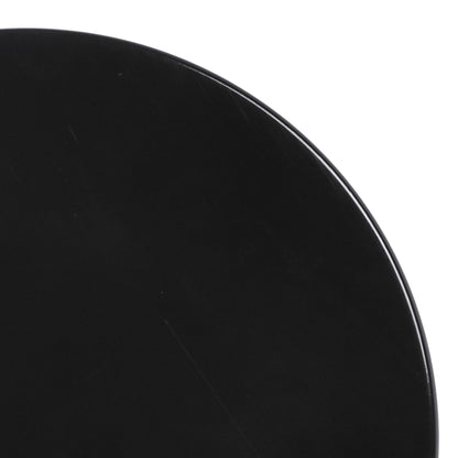 Melamine Round Flat Plate (Fits M5P Pedestal) - Black