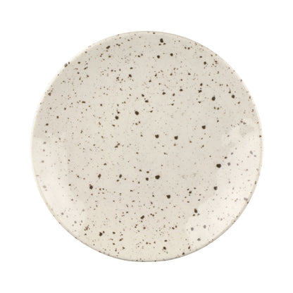 Melamine Round Plate - Chocolate Chip