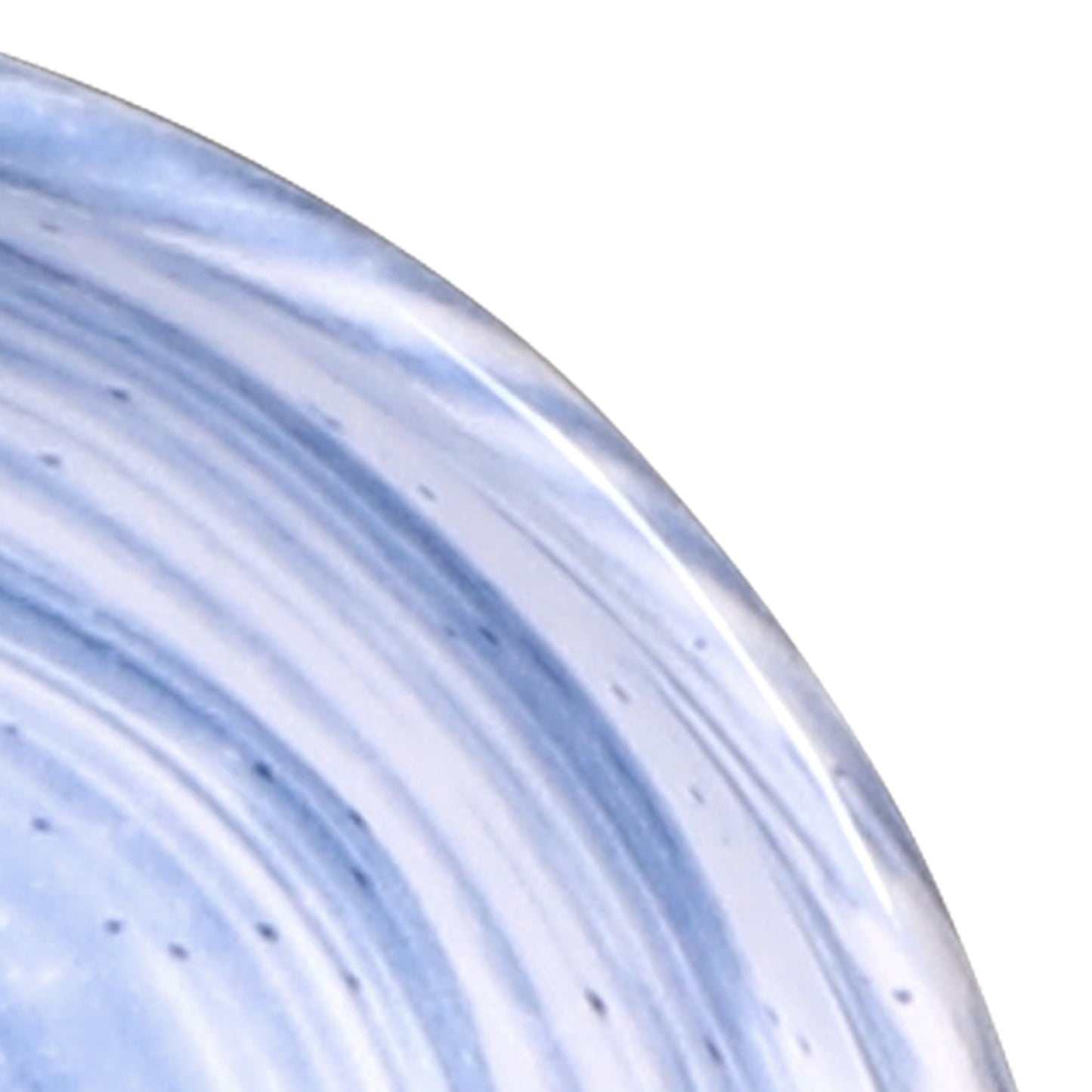 Melamine Oval Bowl - Navy Design