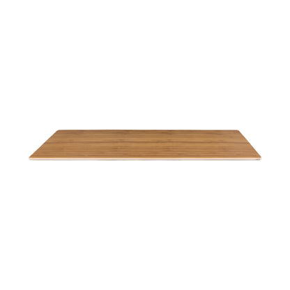 Melamine Rectangular Faux Wood - Bamboo