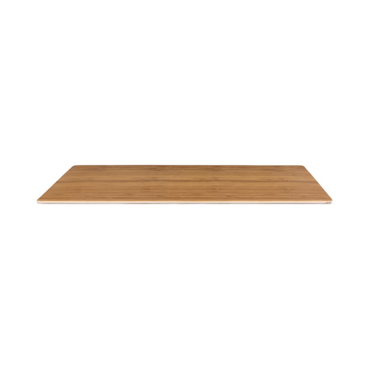 Melamine Rectangular Faux Wood - Bamboo