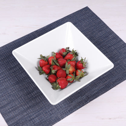 Melamine Square Bowl - White