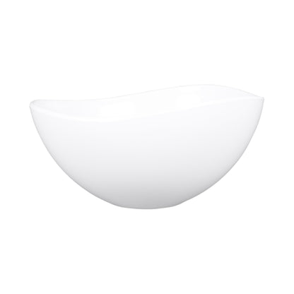 Melamine Almost Oval Bowl - White