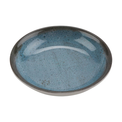 2.29 oz amaze robin egg blue/white round melamine reactive glaze ramekins, 4"L x 4"W x 0.5"H, GET, cheforward