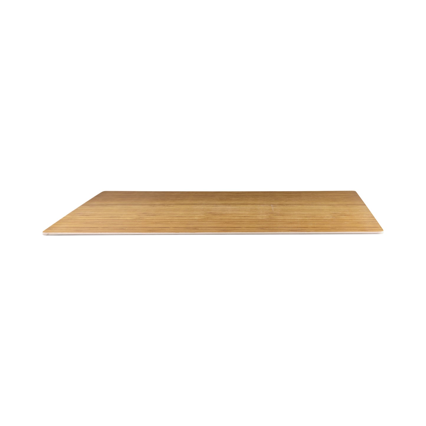 Melamine Rectangular Faux Wood - Bamboo