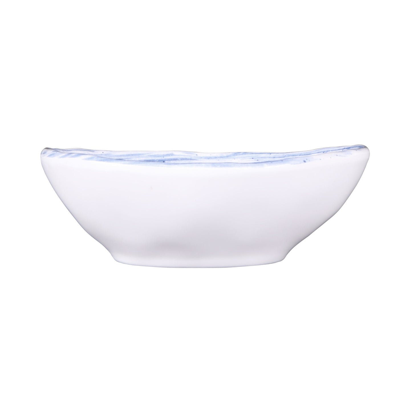 Melamine Oval Bowl - Navy Design