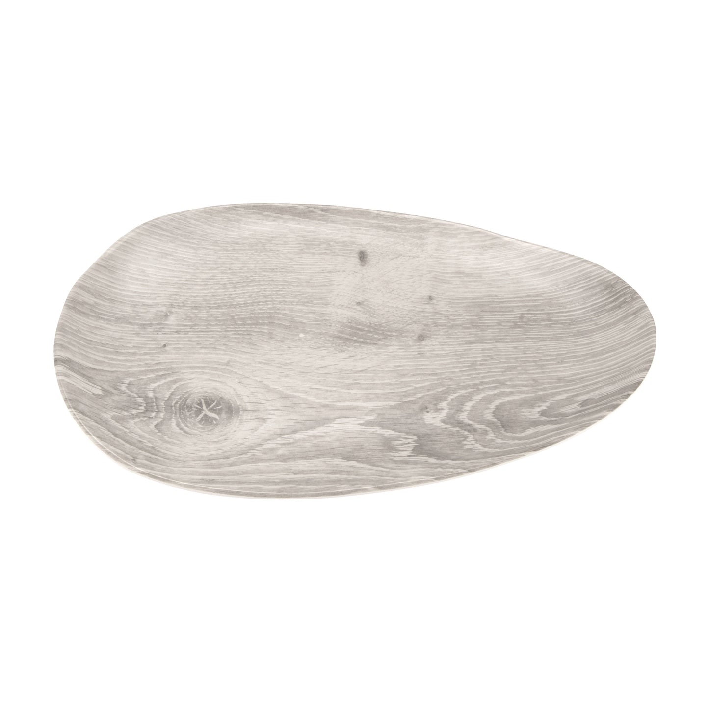 16" x 12" Oval Faux Drift Wood Melamine Serving Board, G.E.T. Granville
