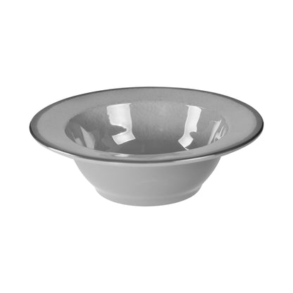 Melamine Round Crackle Bowl - Gray
