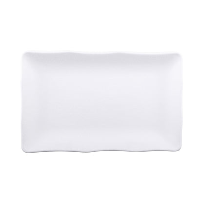 Melamine Rectangular Tray - White