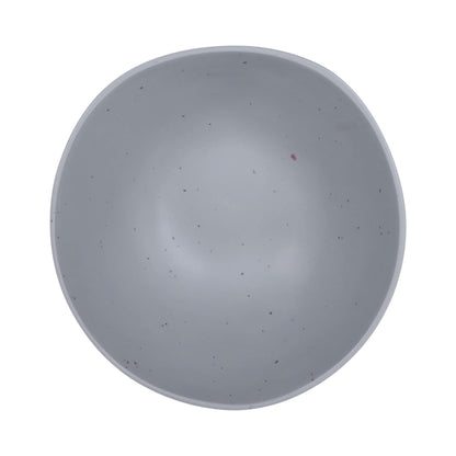 Melamine Round Bowl - Dark Gray w/ Speckle