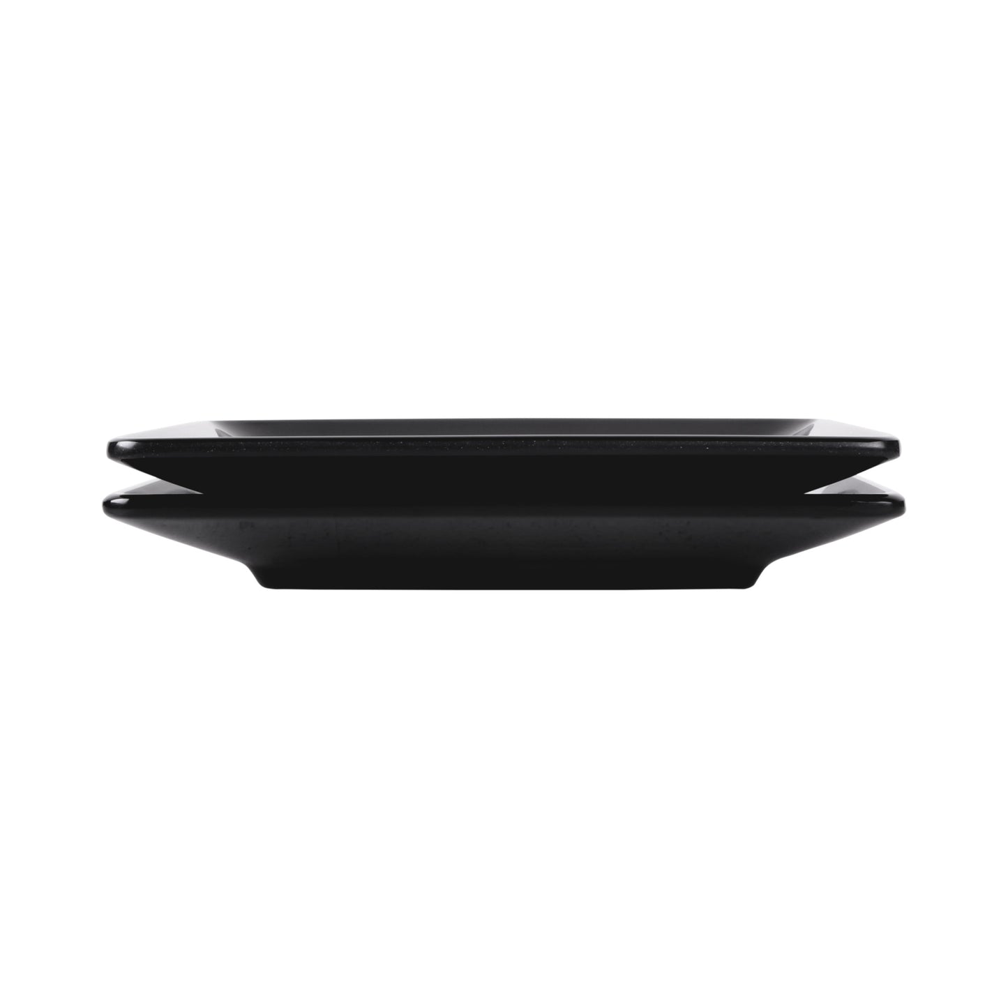 Melamine Square Plate - Black