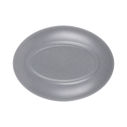 Melamine Oval Platter - Granite Stone