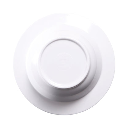 Melamine Round Crackle Bowl - White
