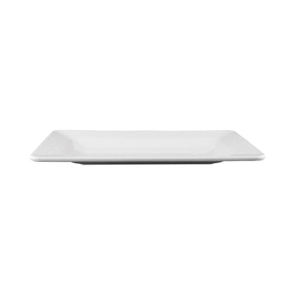 Melamine Rectangular Pebble Tray - White