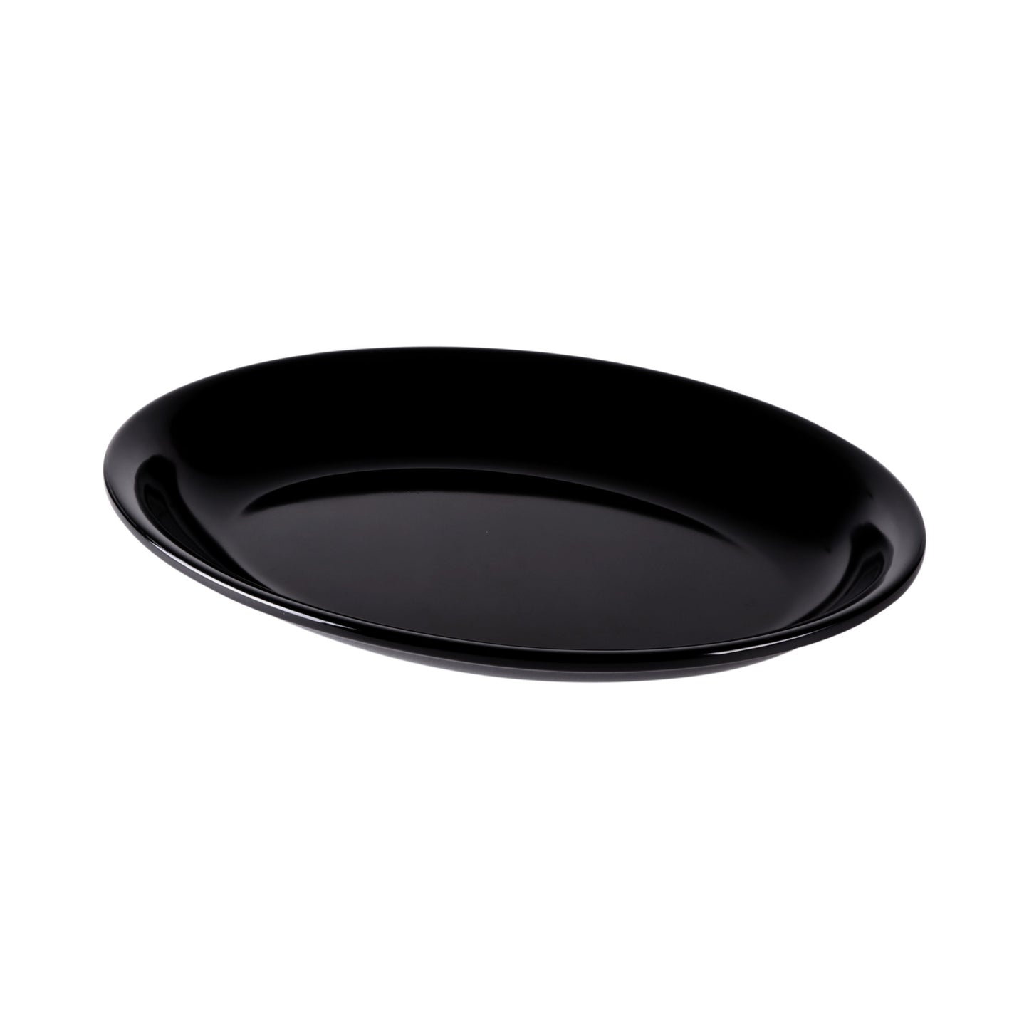 Melamine Oval Platter - Black
