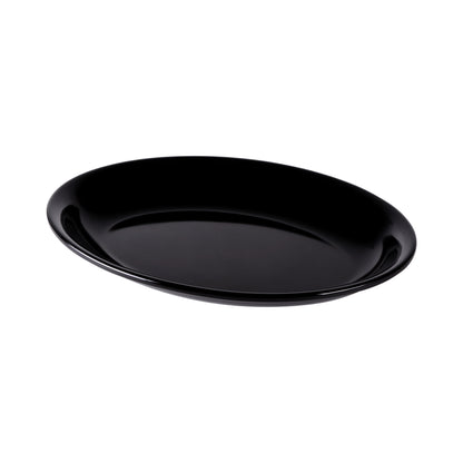 Melamine Oval Platter - Black