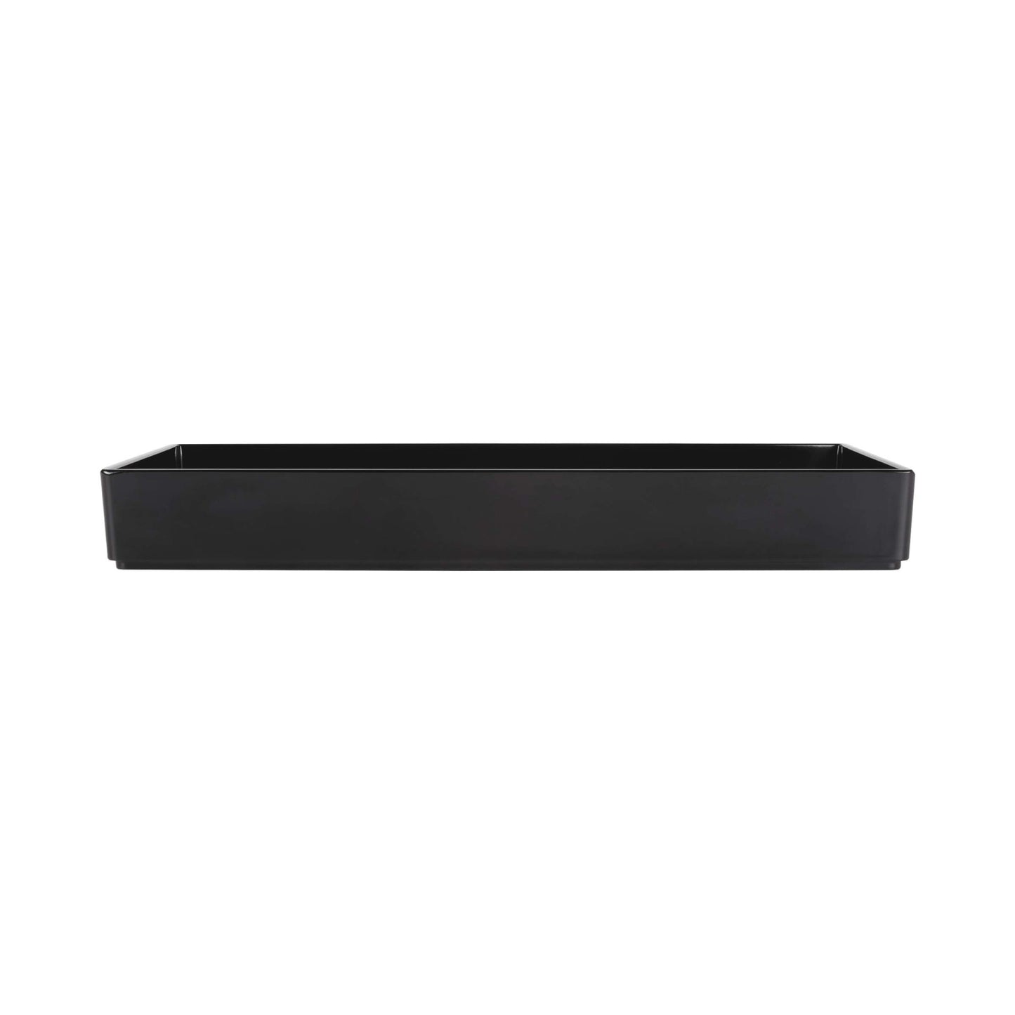 Melamine Rectangular Tray - Black
