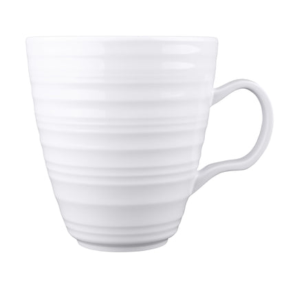 Melamine Swirl Mug - White