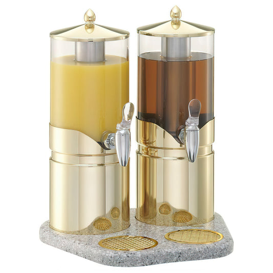 ELEGANCE Juice Dispenser 'Ensemble'  2 x 5l, Model Gold