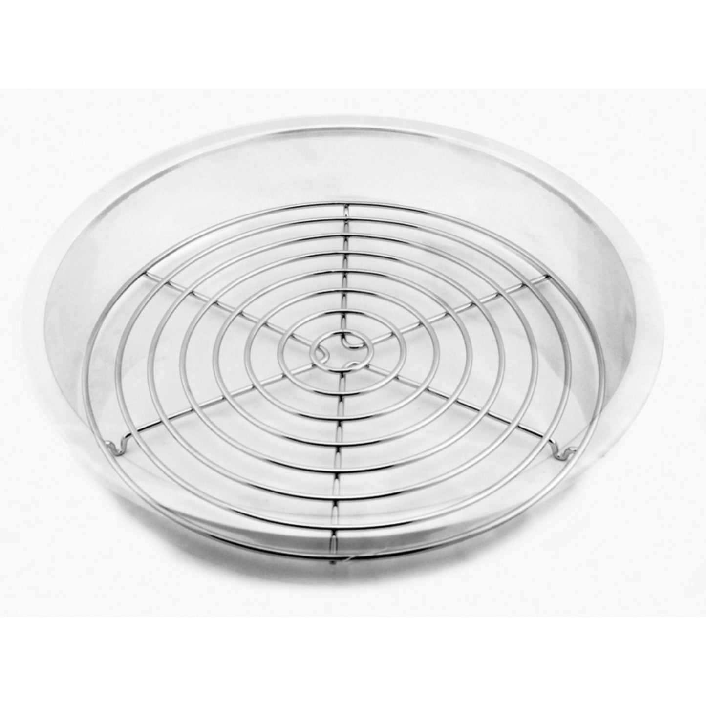 12.5" Full Circle Chrome Wire Grate, 0.75" Tall