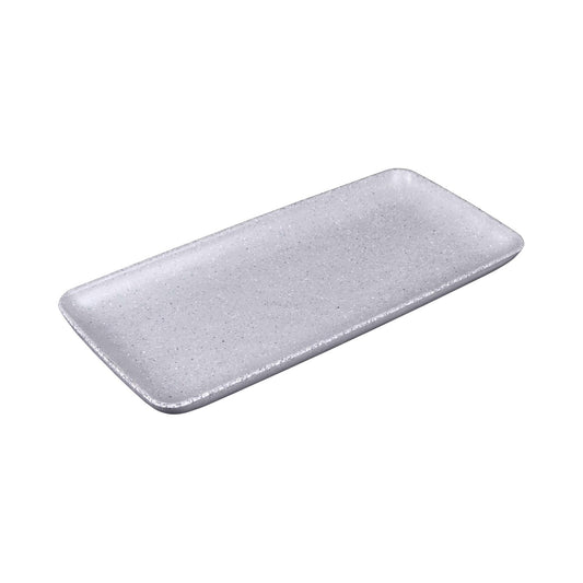 Melamine Rectangular Plate - Granite Stone