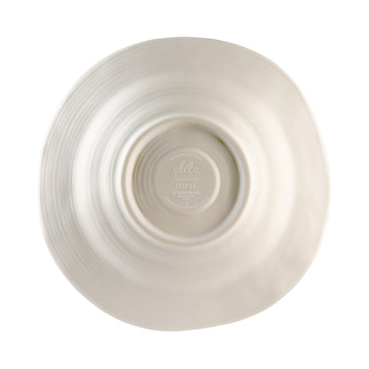 Melamine Irregular Round Bowl - Off White Design