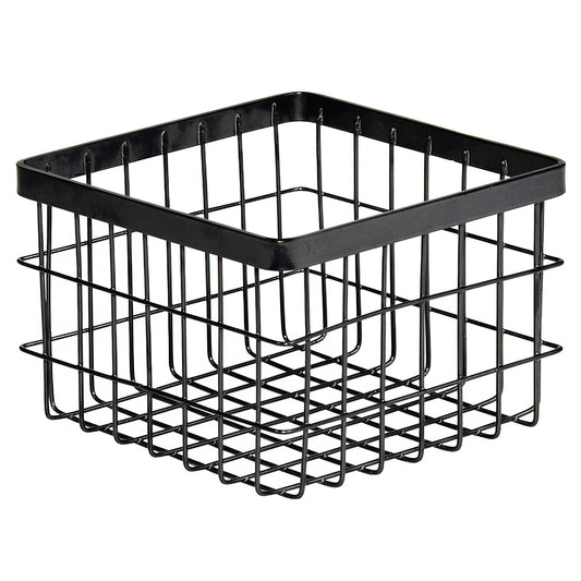 6" Square Wire Basket, 4" tall
