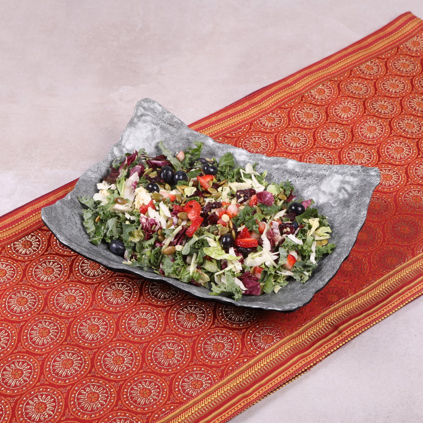 Melamine Rectangular Bowl - Coal