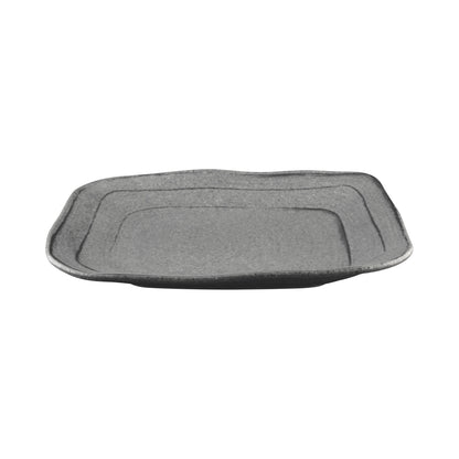 Melamine Irregular Square Plate - Granite Stone Design