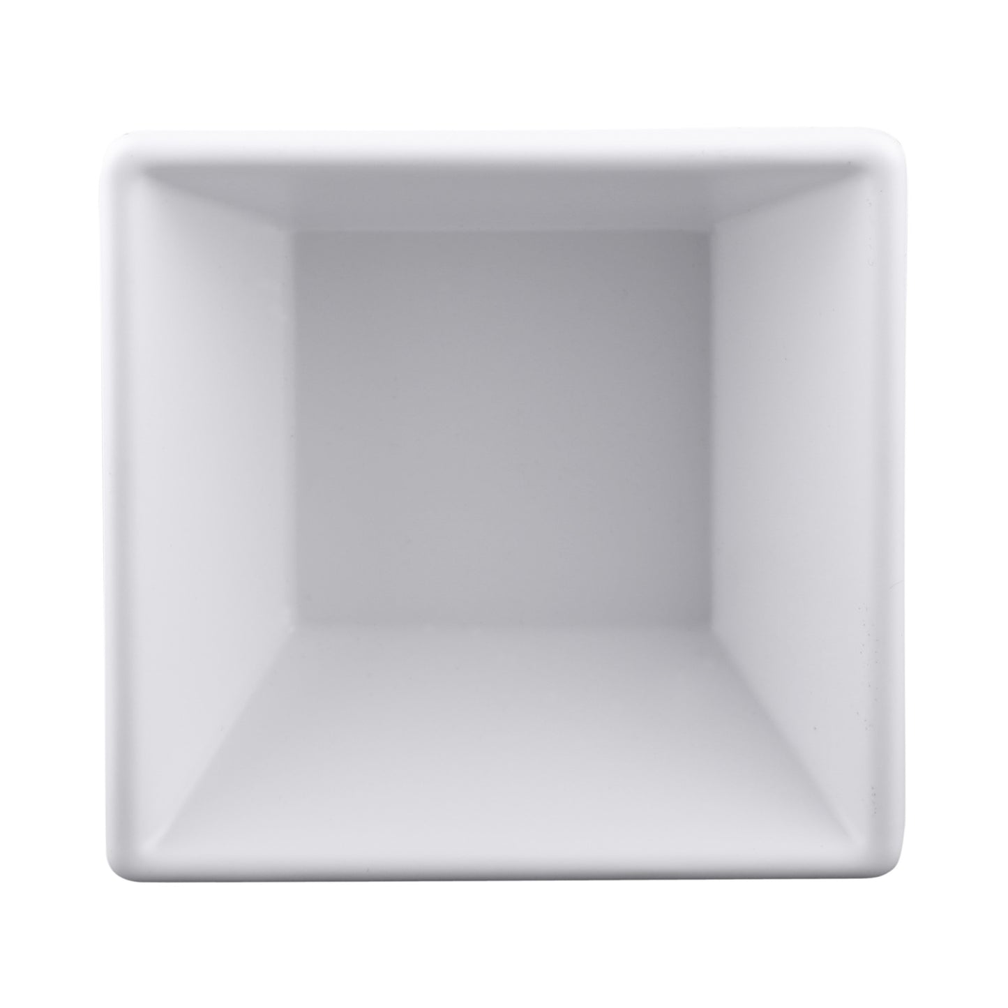 Melamine Square Ramekin - White