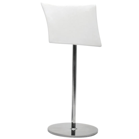 Tall Metal Stand with Ceramic Sign